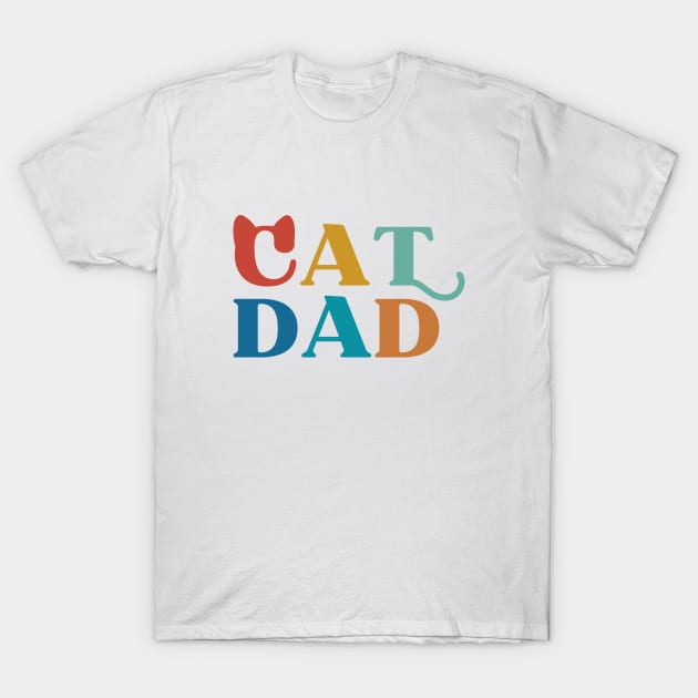 Cat Dad T-Shirt by MeowtakuShop